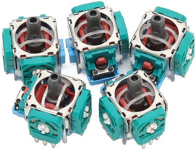 Allecto - 5 Stuks Analoge Joystick Modules - 3D Analoge Joystick Vervanging - Betrouwbare Kwaliteit - Compact Formaat - Joystick Thumbstick Rocker