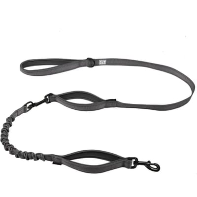 Duvoplus - Uitlaatriem Voor Dieren - Hond - Ultimate Fit 2in1 Leiband Classic 180cm - 25mm Petrol Blue - 1st