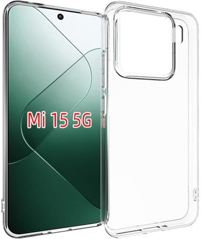 MobyDefend Hoesje - Geschikt voor Xiaomi 15 - Transparante TPU Backcover - Volledig Doorzichtig