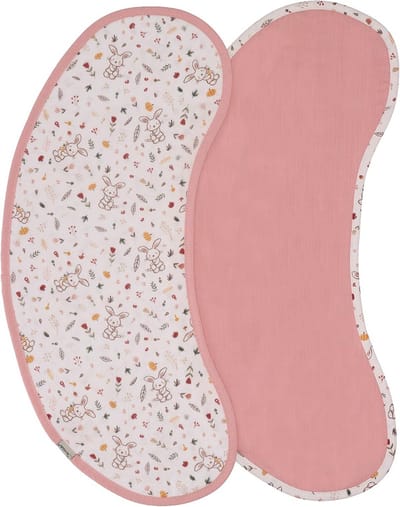 Dubbele set hydrofiele luiers katoen mousseline - 61x23.5 cm - Geschikt voor baby jongens en meisjes