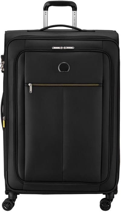 Delsey Dita Spinner 76 cm - Uitbreidbaar 107/118 liter - 79x50.5x33/36 cm - zwart