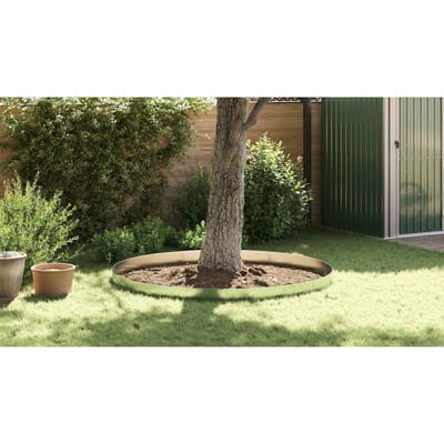 vidaXL - Gras - hek - 100 - x - 20 - x - 0.07 - cm - Gegalvaniseerd - Staal