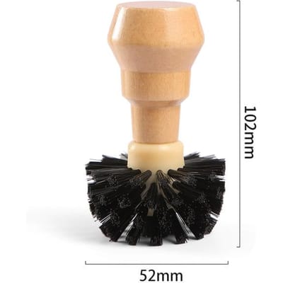 51/54/58mm Portafilter Reinigingsborstel Koffie Tamper Barista Espresso Koffie Reinigingsborstel Tool Met Houten Handvat Accessoires