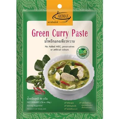 Pasta curry groen 50g - aromax