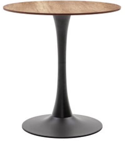 Tuintafel Jamy HPL Ø70cm - houtkleur