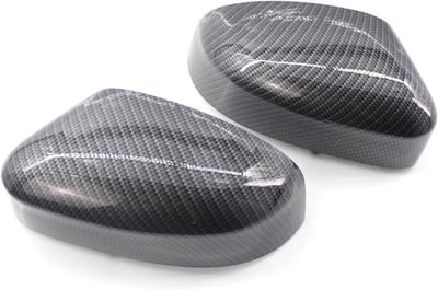 Spiegelkap Set - Buitenspiegel Covers - Auto Beschermen - Carbon Look Design - 1 Paar - Zwart