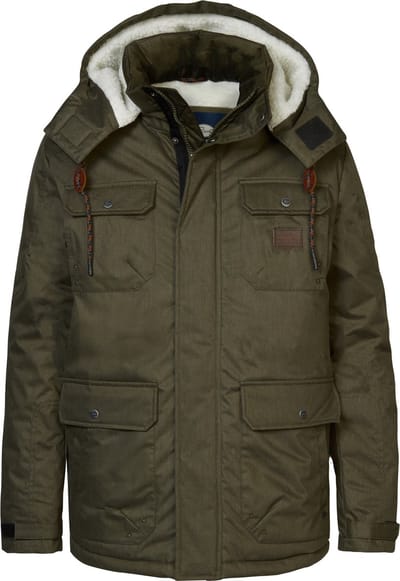 Petrol Industries - Heren Twill Jas Emmonak - Groen - Maat M