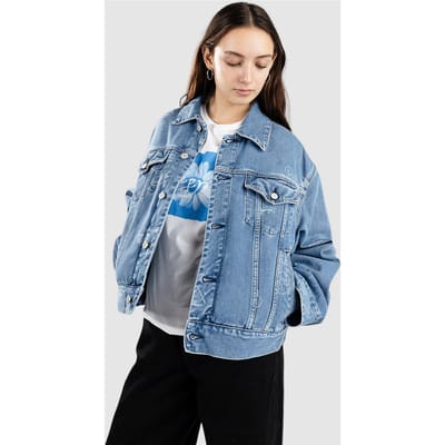 Carhartt WIP Stamp Jas blauw