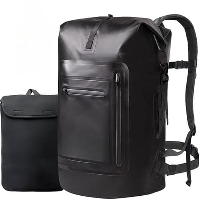 Famanu – Famanu Waterdichte rugzak - 35L/55L/85L Dry Bag Rugzak Roll Top met Gewatteerde Achterpaneel en Schouderbanden & Waterdichte Telefoon Tas & Laptop Case - Waterdichte Tas voor Paddleboarden - Zwemmen