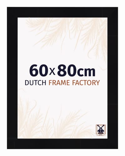 Fotolijst 60x80 cm - MDF - Zwart Hoogglans - Praag