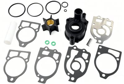 ECTEATOY® Waterpomp Impeller Reparatiekit met Behuizing - Vervangt OEM 46-96148A8 / 96148Q8 - Voor Buitenboordmotoren 65pk tot V-6 en Hekaandrijvingen - Waterpompset - reparatieset voor waterpomp - revisieset voor impeller