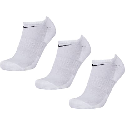 Nike Everyday Cushioned No Show 3 Pack Sokken Unisex - Wit - Maat 34 - 38 - Katoen