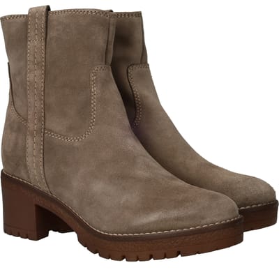 LOFF 1881 Enkellaarsjes - Dames - Taupe - Maat:36