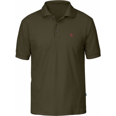 Fjallraven Crowley Pique Shirt Heren - Dark Olive - S