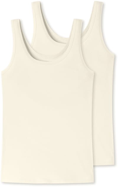 Uncover by Schiesser 2 PACK Top hemdjes - Dames Onderhemd off white