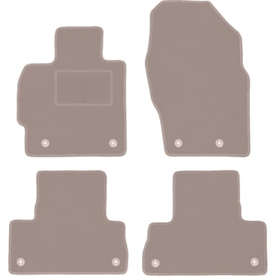 Beige veloursmatten voor: Mazda CX-7 SUV (2009-2012)