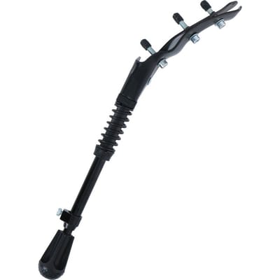 Bicycle Gear Fietsstandaard Achterwiel - Fiets Standaard voor Fietsen 24'' tot 28" - Standaard Fiets - Stads- en Racefietsen - in Lengte Verstelbaar - Max. 20KG - Staal - Zwart