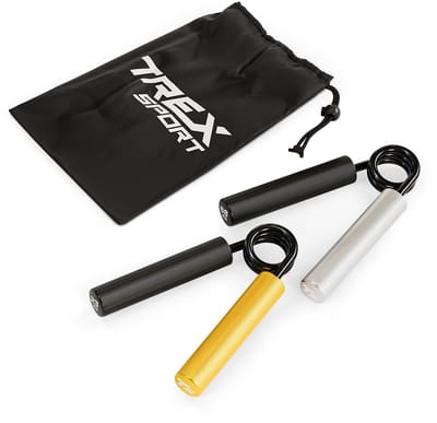 Trex Sport TX-002HSE - Handknijpers - Aluminium - Set van 2 - Weerstand 45-90 kg