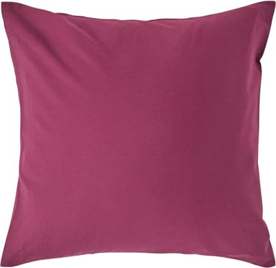 Homescapes Kussensloop 40x40 cm – Bordeaux – 100% Egyptisch Perkal Katoen – 200 TC