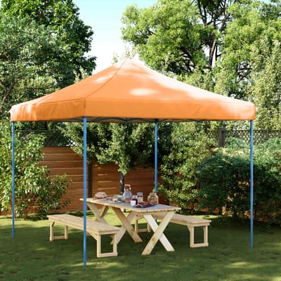 vidaXL - Partytent - 292 - x - 292 - x - 315 - cm - Oranje - Oxford - Stof