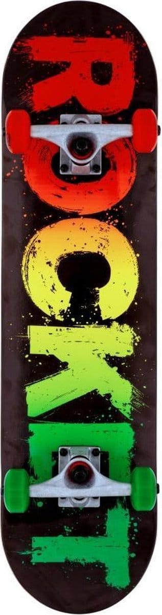 Rocket Skateboard Rasta Fade 8.0