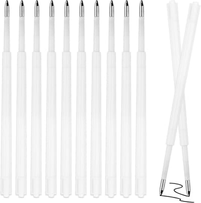 50 Stuks Zwarte Balpenvullingen 1,0 mm - Reservevullingen voor Kantoor, School en Creatief Gebruik, Sneldrogend en Slijtvast