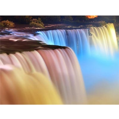 5D diamant schilderij landschap volledige ronde diamant borduurwerk waterval strass mozaïek 20X30CM