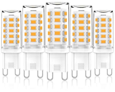 Dimbare G9 LED-lampen Warm Wit 2700K - 3W Mini Capsule Lampen voor Huisverlichting - Energiezuinig en Flikkervrij - 5-Pack
