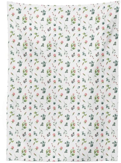 ABAKUHAUS Tafelkleed Blush-rozen – satijn 140x170 cm – Binnen/buiten