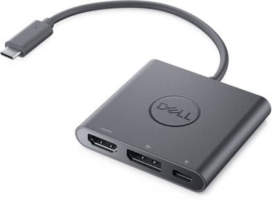 DELL adapter USB-C naar HDMI/DP met Power Pass-Through