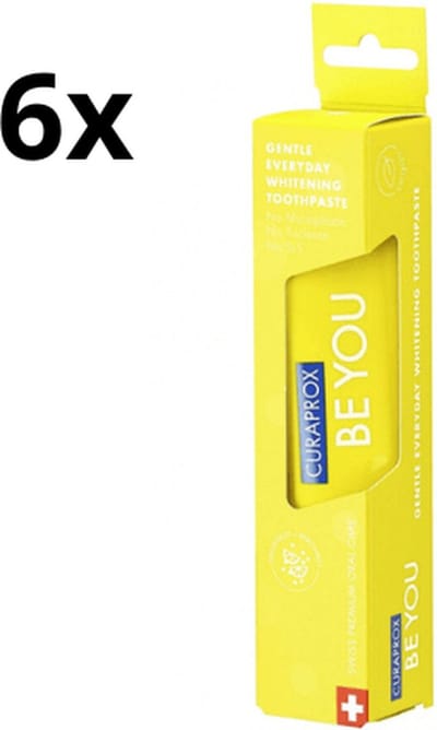 Curaprox Be You Tandpasta Rising Star - 6 x 60 ml - Voordeelverpakking
