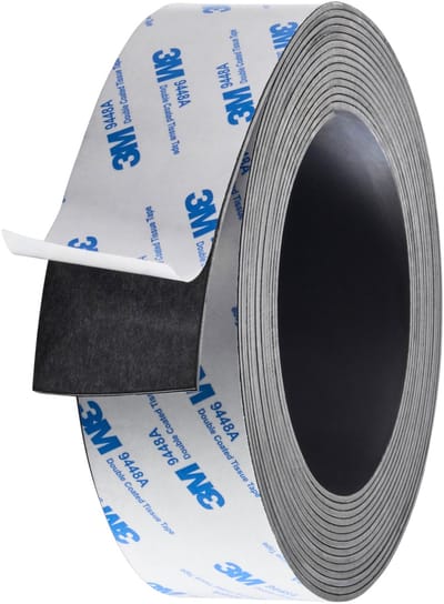 40mm - Zelfklevende Magnetische Tape / Premium Magneetband - 1mm dik - Rol van 5 Meter