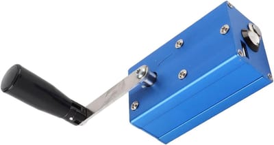Hand Crank Charger - Noodstroom Generator - Energie Opwekken - Robuuste Aluminium Behuizing - 18 x 10 x 7 cm