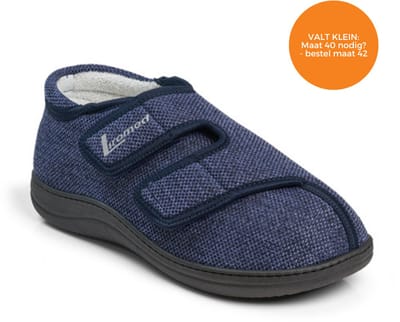 Liromed Kampen Verbandschoenen Laag – Extra Brede Verbandschoenen Marine (blauw) Paar Breedte L