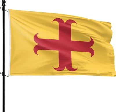 VlagDirect - Oegstgeest vlag - Gemeente Oegstgeest vlag - 90 x 150 cm.