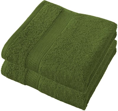 De Witte Lietaer Handdoek Stephanie Cactus - Set 2 stuks - 50 x 100 cm - Groen - Katoen