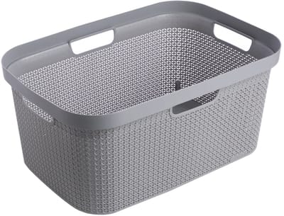 Ezystorage kunststof heupwasmand 50 liter - Grijs
