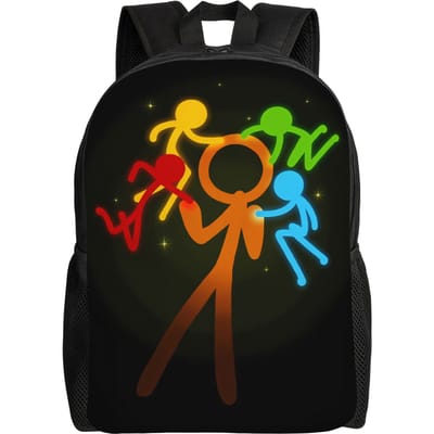 Alan Beckers Rugzak Kawaii Rugzakken Mannen Fietsen Lichtgewicht Middelbare School Tassen Ontwerp Rugzak (as the picture,as picture)
