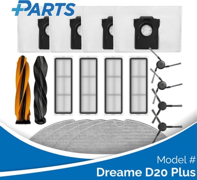 Dreame D20 Plus Onderhoudsset (Plus.Parts® alternatief voor RAK72 / RAK73)