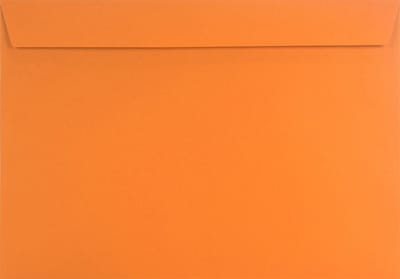 Gladde oranje enveloppen A4 - 229 x 324 mm - 10 stuks - HK zelfklevend met plakstrip - 120 gram - Design - Netuno