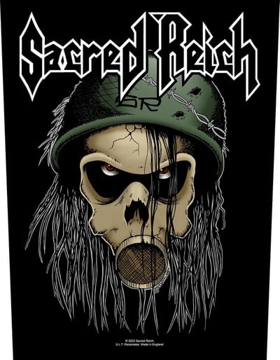 Sacred Reich - OD Rugpatch - Zwart