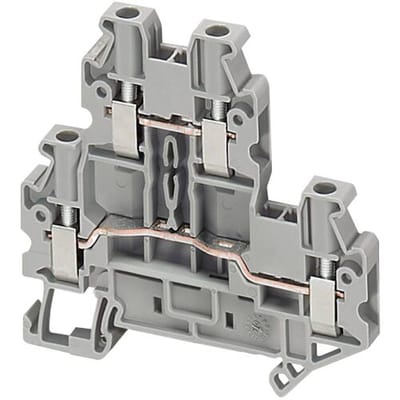 Schneider Electric Screw terminal double level 4 points.