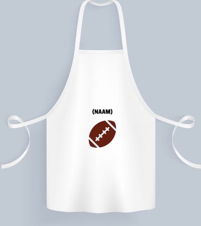 Akyol - american football met je eigen naam Keukenschort - American football - sport liefhebbers - nfl - verjaardag - verjaardagscadeau - mensen die houden van american football - cadeau - kado - geschenk - gift - 82 bij 71 cm