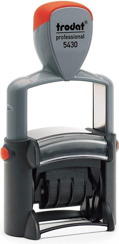 Trodat Professional 5430 Blauw/rood - Stempels - Stempels volwassenen - Snelle Levering