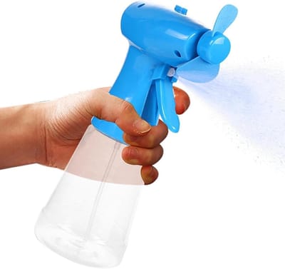 Handventilator Vernevelaar - Persoonlijke Koeler - Buiten Koelen - Water Reservoir - 350ml Tank - Blauw