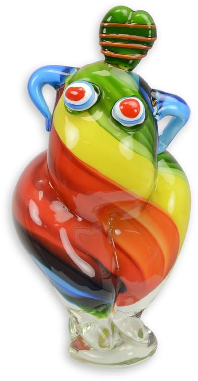 Danseres - Glazen beeld - Murano stijl - 33 cm hoog