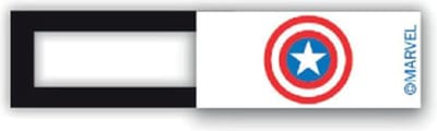 Webcam cover - licentie™ - Captain America 01 -wit