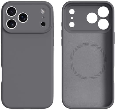 Coverup Hoesje - Geschikt voor iPhone 17 Pro Hoesje - Coverup Colour TPU Back Cover - MagSafe Compatible - Grijs
