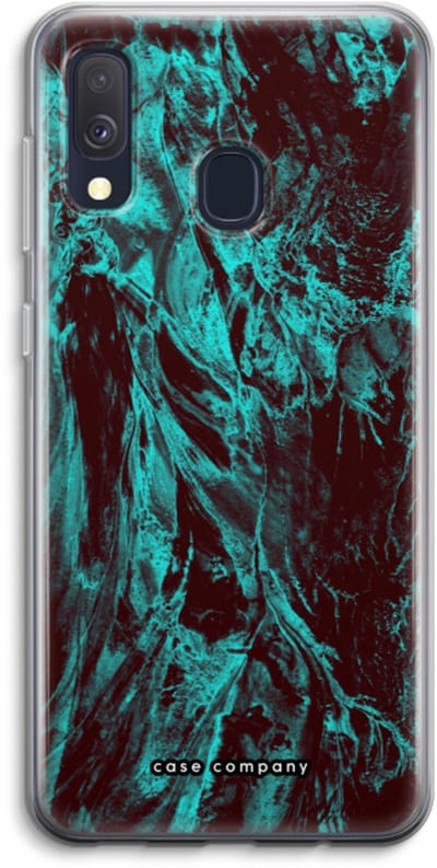 Case Company® - Hoesje geschikt voor Samsung Galaxy A40 hoesje - Ice Age - Soft Cover Telefoonhoesje - Bescherming aan alle Kanten en Schermrand