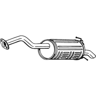 Geluiddemper achter BOSAL 163-055